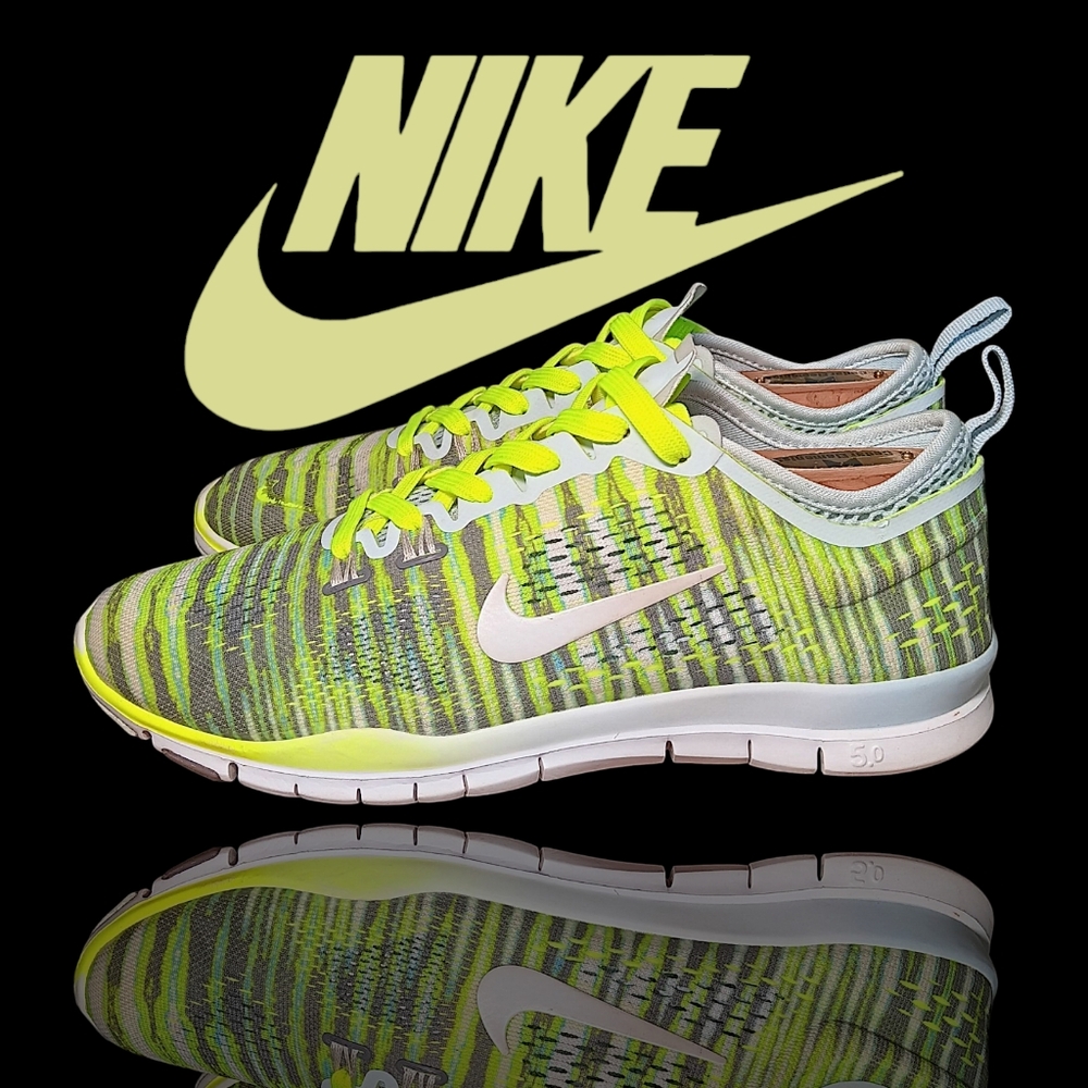 Nike Free 5.0 TR Fit 4 PRT Athletic Sneakers (629832-401) Women's Size 8 VGUC
